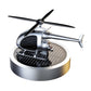Solar Hubschrauber Auto Lufterfrischer aus Metall – solarbetrieben, rotierend, Duftdiffusor