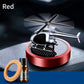 Solar Hubschrauber Auto Lufterfrischer aus Metall – solarbetrieben, rotierend, Duftdiffusor