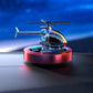 Solar Hubschrauber Auto Lufterfrischer aus Metall – solarbetrieben, rotierend, Duftdiffusor