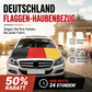 🏁🚗🇩🇪Patriotische Motorhaubenflaggenabdeckung -  Schnelle Befestigung ohne Werkzeug⚽🏆