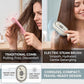 3-in-1 Elektrische Haarbürste mit Spray & Kopfhautmassage – Rotlicht, USB-C, Anti-Frizz für alle Haartypen