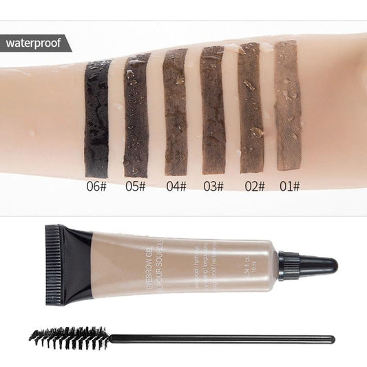 🔥Dernier Jour : 1 Acheté = 1 Offert pour seulement 9,99 £ ⭐Gel/Teinture Liquide Sourcils Longue Durée Imperméable Anti-bavures (Avec Pinceau Offert)