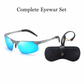 Photochrome polarisierte Sonnenbrille  – selbsttönend, Tag & Nacht, Al-Mg-Rahmen, für Autofahren, Sport & Outdoor