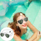 Schwimmbrille Anti-Fog & UV-Schutz – Verstellbares Gummiband, Vollrahmen