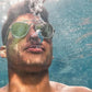Schwimmbrille Anti-Fog & UV-Schutz – Verstellbares Gummiband, Vollrahmen