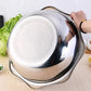 Rotierender Hebe-Drainagekorb aus Edelstahl für Hot Pot