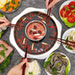 Rotierender Hebe-Drainagekorb aus Edelstahl für Hot Pot