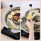 Rotierender Hebe-Drainagekorb aus Edelstahl für Hot Pot