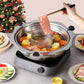 Rotierender Hebe-Drainagekorb aus Edelstahl für Hot Pot