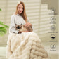 ❄️Winter Sale – 50% off!🛏️Thick plush blanket with rabbit motif and milk velour cover🫧Snuggle up in ultimate comfort