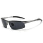 Photochrome polarisierte Sonnenbrille  – selbsttönend, Tag & Nacht, Al-Mg-Rahmen, für Autofahren, Sport & Outdoor
