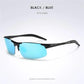 Photochrome polarisierte Sonnenbrille  – selbsttönend, Tag & Nacht, Al-Mg-Rahmen, für Autofahren, Sport & Outdoor
