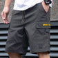 🌞Frühlingserwachen: 50% Rabatt!✨Herren Lässige Cargo-Shorts mit Kordelzug – Praktische Multifunktionstaschen, Verstärkte Nähte & Lockere Passform
