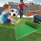 Kunstrasen mit Drainagelöchern PP+PE – realistisch, pflegeleicht, für Garten, Balkon, Terrasse & Haustiere, 2,5–4 cm Florhöhe