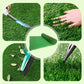 Kunstrasen mit Drainagelöchern PP+PE – realistisch, pflegeleicht, für Garten, Balkon, Terrasse & Haustiere, 2,5–4 cm Florhöhe