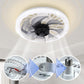 📢📢 50 % RABATT!! 🥳 KOSTENLOSER VERSAND 💞💨 2-in-1-Lautloser, verstellbarer Ventilator mit Fernbedienung und Licht fürs Schlafzimmer