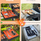 ❄️ Sommerfrische 50 % Rabatt! 🍖 Silikon-Grillmatte mit Tropfauffang – Hitzebeständige Werkzeugablage für Küche & Grill