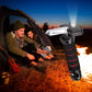 3-in-1 Auto Notfall Sicherheitsgriff – Fensterbrecher, Gurtschneider & LED-Taschenlampe, Aluminium, rutschfest, Basis- & Taschenlampenversion