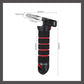 3-in-1 Auto Notfall Sicherheitsgriff – Fensterbrecher, Gurtschneider & LED-Taschenlampe, Aluminium, rutschfest, Basis- & Taschenlampenversion