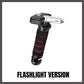 3-in-1 Auto Notfall Sicherheitsgriff – Fensterbrecher, Gurtschneider & LED-Taschenlampe, Aluminium, rutschfest, Basis- & Taschenlampenversion