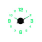 3D Acryl Wanduhr DIY – lautlos, leuchtend, selbstklebend, für Wohnzimmer & Schlafzimmer