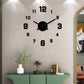 3D Acryl Wanduhr DIY – lautlos, leuchtend, selbstklebend, für Wohnzimmer & Schlafzimmer