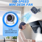 Mini-Tischventilator mit 100 Geschwindigkeiten und Digitalanzeige