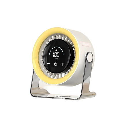 Mini-Tischventilator mit 100 Geschwindigkeiten und Digitalanzeige