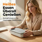 🍱🔥 49% RABATT – JETZT HALBER PREIS! Tragbare elektrische Lunchbox mit Selbstheizung – Warmes Essen überall – Perfekt für Büro, Baustelle & Reisen 🔋✨