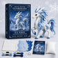 DIY-Patchwork-Set „Eisdrachen“ – „Arktischer Winterwächter“ – Nähset